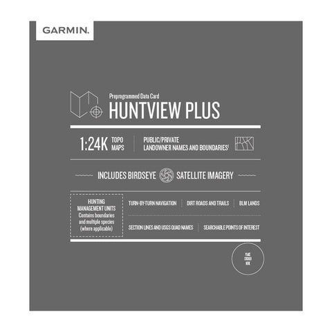 Garmin HuntView Plus Map Indiana 2020-2021