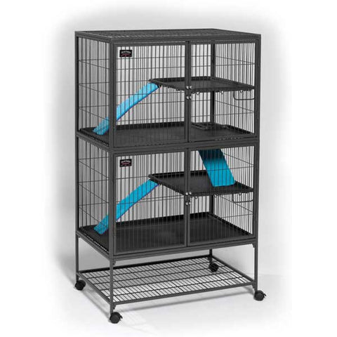 Midwest Ferret Nation Double Unit Cage Gray 36" x 25" x 62.5"