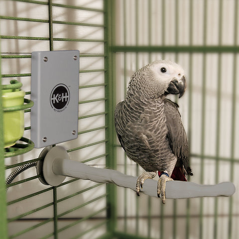 Image of K&H Pet Products Snuggle Up Bird Warmer Small / Medium Gray 5" x 3" x 0.5"