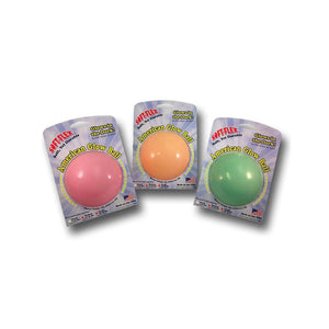 Hueter Toledo Soft Flex American Glow Ball Dog Toy Assorted 3.5" x 3.5" x 3.5"