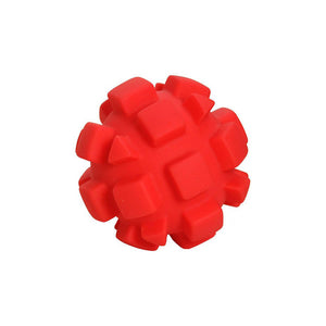 Hueter Toledo Soft Flex Bumby Ball Dog Toy Red 4" x 4" x 4"
