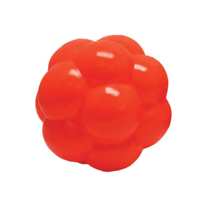 Hueter Toledo Soft Flex Molecule Dog Toy Orange 4" x 4" x 4"
