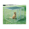 Midwest Chain Link Portable Dog Kennel Silver 72" x 48" x 48"