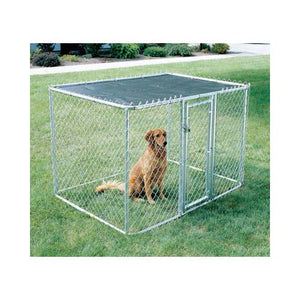 Midwest Chain Link Portable Dog Kennel Silver 72" x 48" x 48"