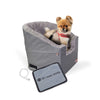 K&H Pet Products Bucket Booster Pet Seat Collapsible Heated Small Gray 18" x 18" x 16"