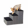 K&H Pet Products Pet Stair Steps with Storage 3 Stair Gray/Black 16.5" x 21" x 16.5"