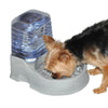 K&H Pet Products Clean Flow Pet Bowl with Reservoir Small Beige 11.5" x 9" x 10.5"