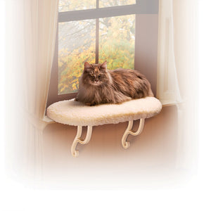 K&H Pet Products Kitty Sill Unheated White 14" x 24" x 9"