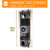 K&H Pet Products Hangin' Cat Condo 5 Story High Rise Gray 16" x 16" x 65"