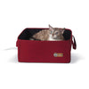 K&H Pet Products Thermo-Basket Pet Bed Red 15" x 15" x 6"