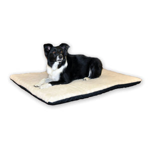 K&H Pet Products Ortho Thermo Pet Bed Large White / Green 24" x 37" x 3"