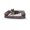K&H Pet Products Bomber Memory Dog Sofa Medium Gray 24" x 33" x 8.5"