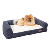 K&H Pet Products Air Sofa Pet Bed Geo Flower Small Navy 18" x 24" x 7"