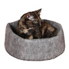 K&H Pet Products Amazin' Snuggle Cup Gray 16" x 16" x 12"