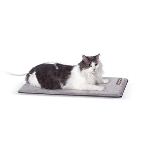 K&H Pet Products Thermo-Kitty Mat Gray 12.5" x 25" x 0.5"
