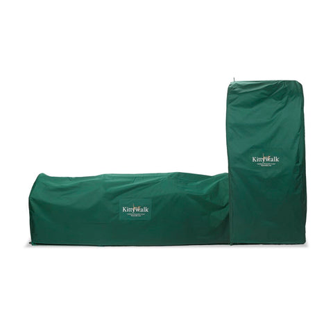 Kittywalk Outdoor Protective Cover for Kittywalk Town and Country Collection Green 96" x 18" x 72"