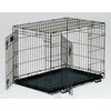 Midwest Life Stages Double Door Dog Crate Black 30" x 21" x 24"