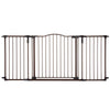 North States Deluxe Décor Wall Mounted Pet Gate Medium Matte Bronze 38.3" - 72" x 30"