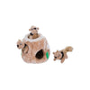 Outward Hound Hide-A-Squirrel Dog Toy Small Brown 5" x 5" x 5"