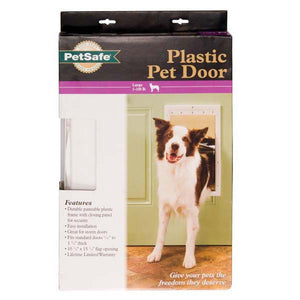 PetSafe Plastic Pet Door Premium Large White 12.5" x 19.75"