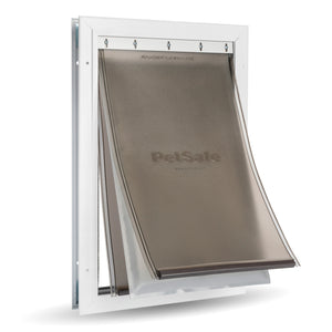 PetSafe Extreme Weather Aluminum Pet Door Large White 12.75" x 19.625"