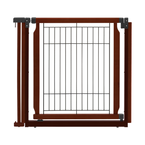 Richell Convertible Elite Additional Door Panel Cherry Brown 33.9" x 1.4" x 31.5"