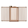 Richell One-Touch Tall and Wide Pressure Mounted Pet Gate II Brown 32.1" - 62.8" x 2" x 38.4"