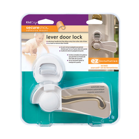 Kidco Door Lever Lock Clear