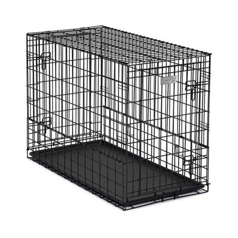 Midwest Solutions Series Side-by-Side Double Door SUV Dog Crates Black 42" x 21" x 30"