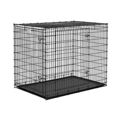 Midwest Solution Series Ginormous Double Door Dog Crate Black 54" x 37" x 45"