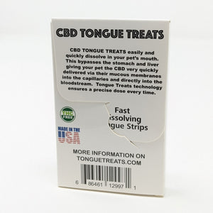 Tongue Treats Pet CBD Strip Treat 30 Strip Variety Pack White