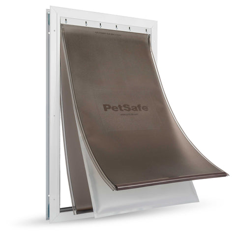 PetSafe Extreme Weather Aluminum Pet Door Extra Large White